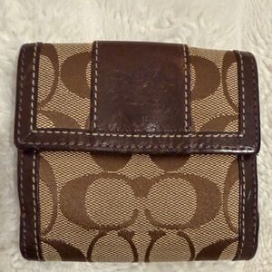 Coach Vintage Brown Monogram Wallet